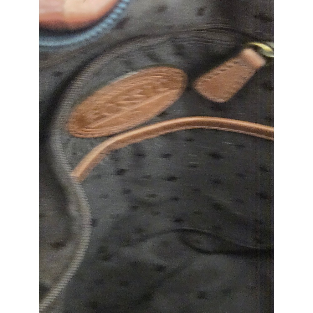 Fossil Explorer Leather Foldover Brown Crossbody Bag Messenger Satchel - Picture 7 of 13